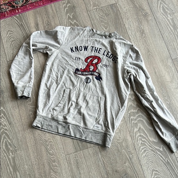 Gray Graphic Sweatshirt - Picture 1 of 3